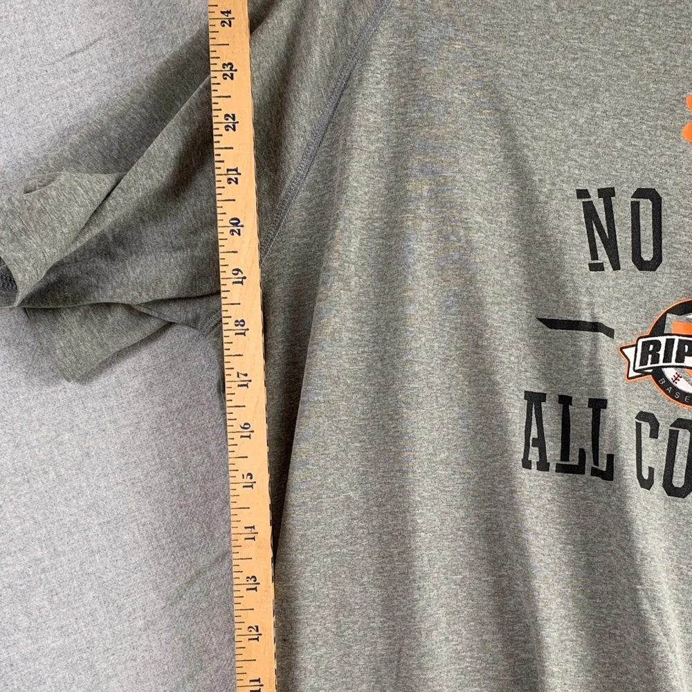 UNDER ARMOUR | XL LOOSE UNISEX T-SHIRT CAL RIPKEN | GREY BLACK ORANGE BALTIMORE - Picture 7 of 11